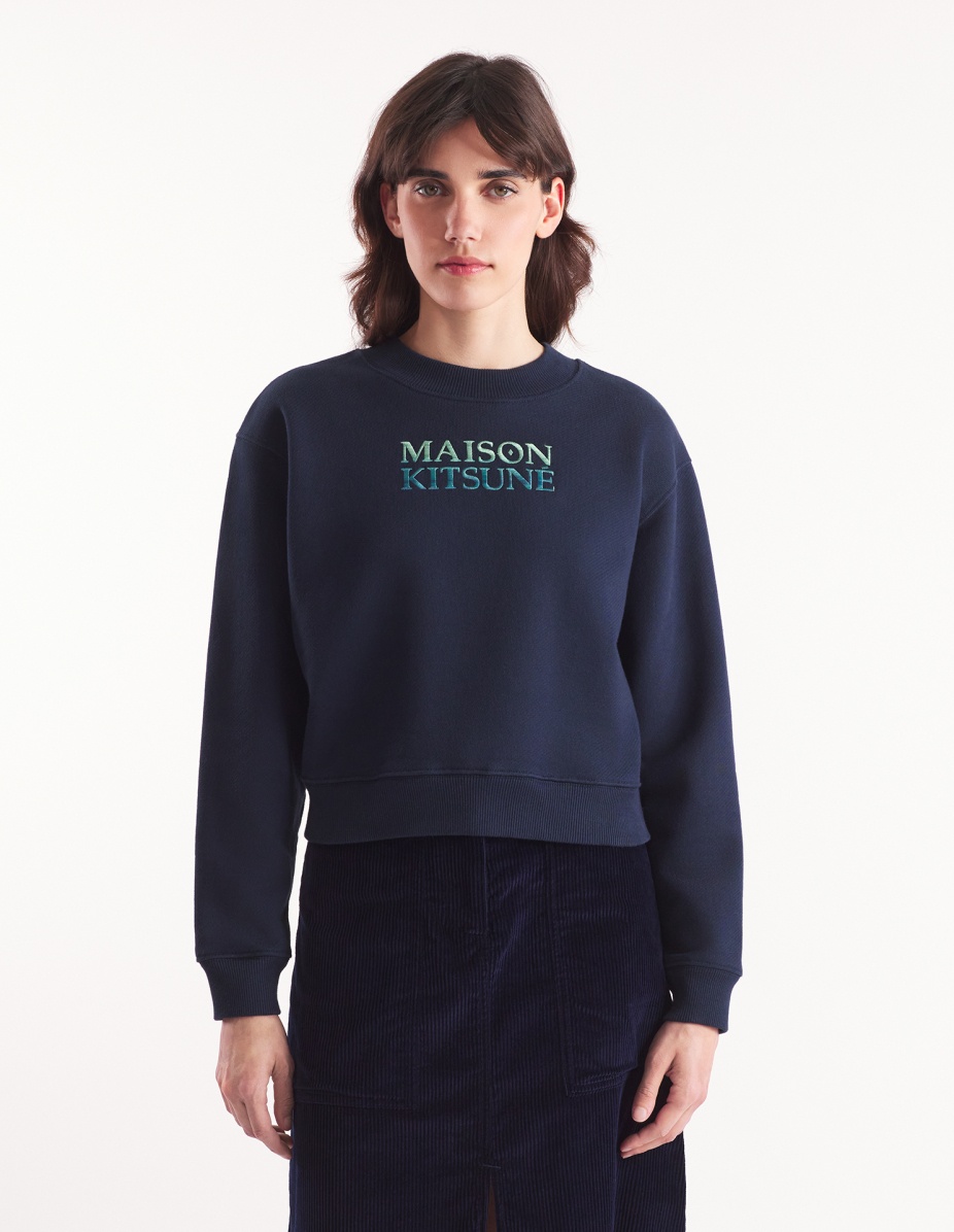 GRADIENT MAISON KITSUNE BOXY SWEATSHIRT - 3