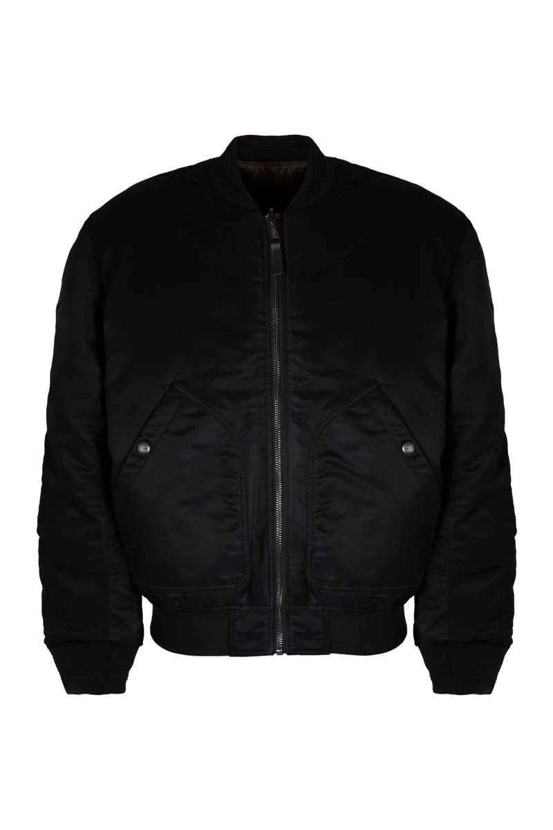 Diesel J-Held Bomber Jacket In Technical Fabric - 1
