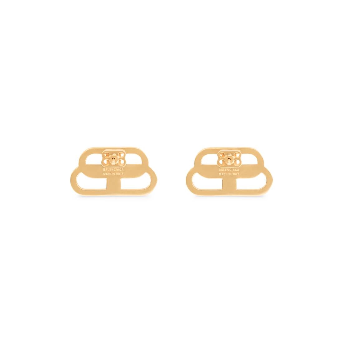 Women's Bb Small Stud Earrings in Gold - 2