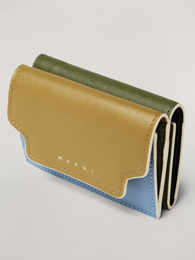 SAFFIANO LEATHER TRI-FOLD WALLET - 4