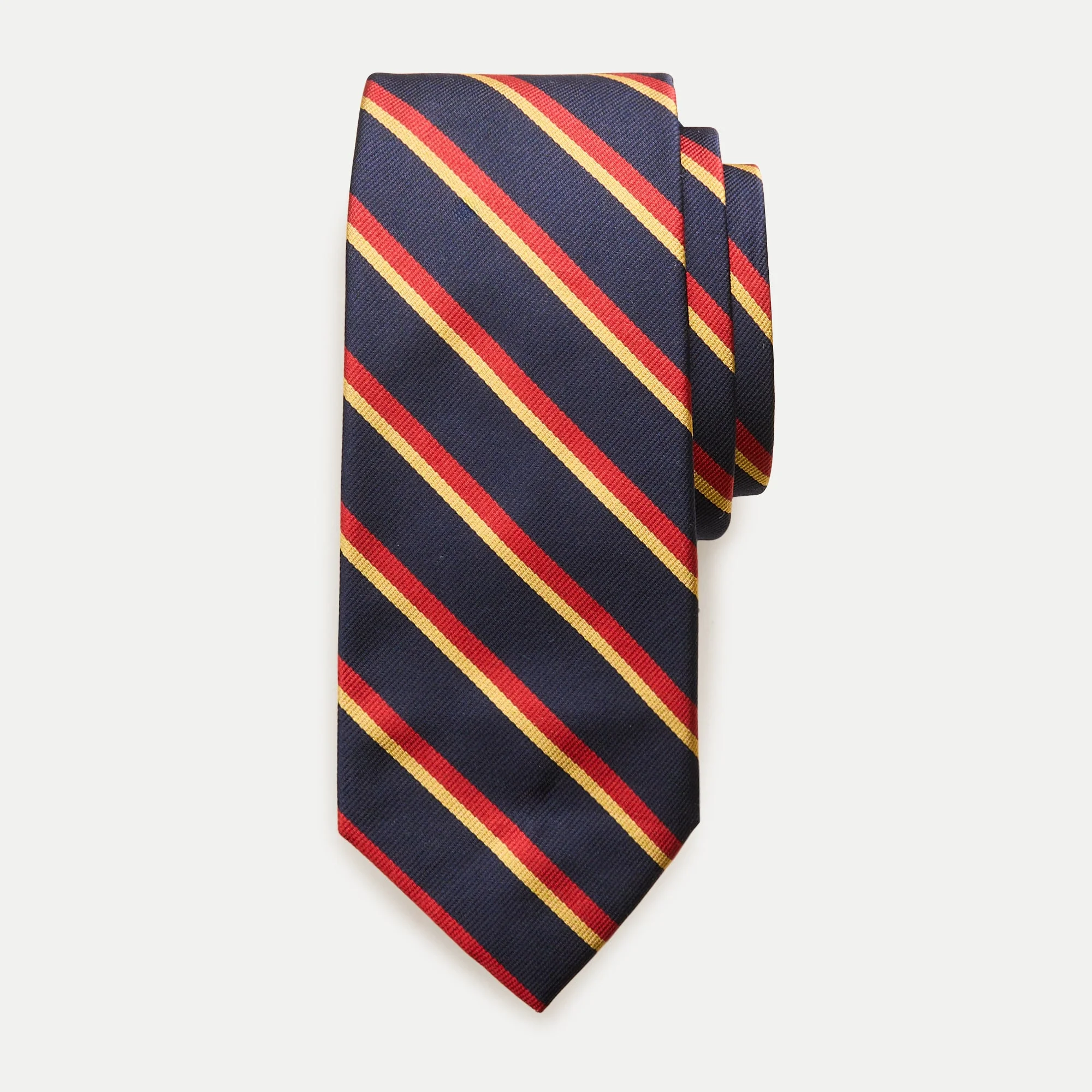 English silk striped tie - 1
