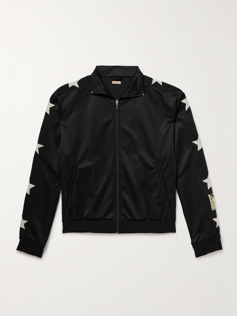 Printed Tech-Jersey Track Jacket - 1