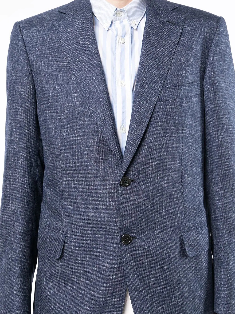 tailored patterned blazer - 5