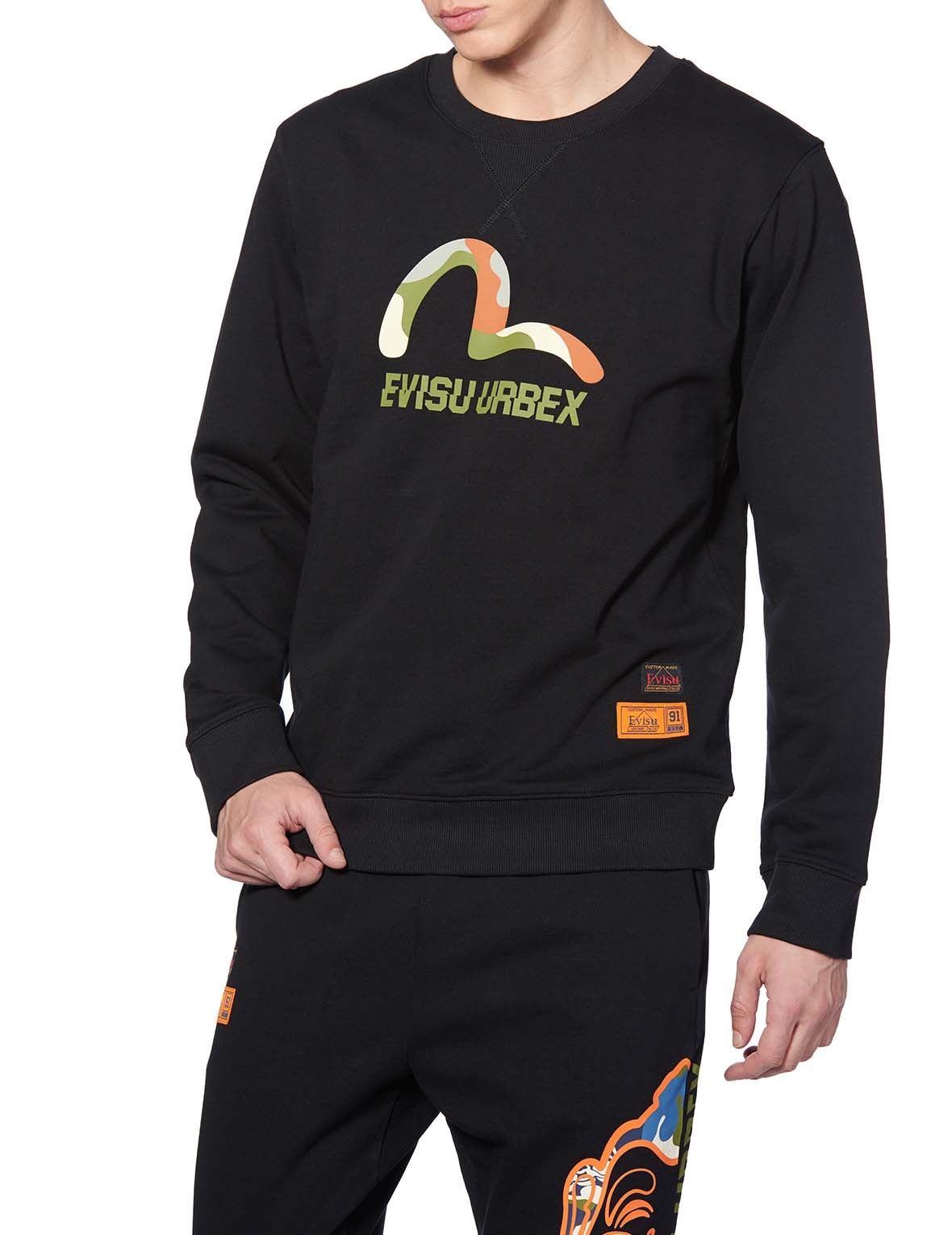 CAMOUFLAGE SEAGULL PRINTED SWEATSHIRT - 3