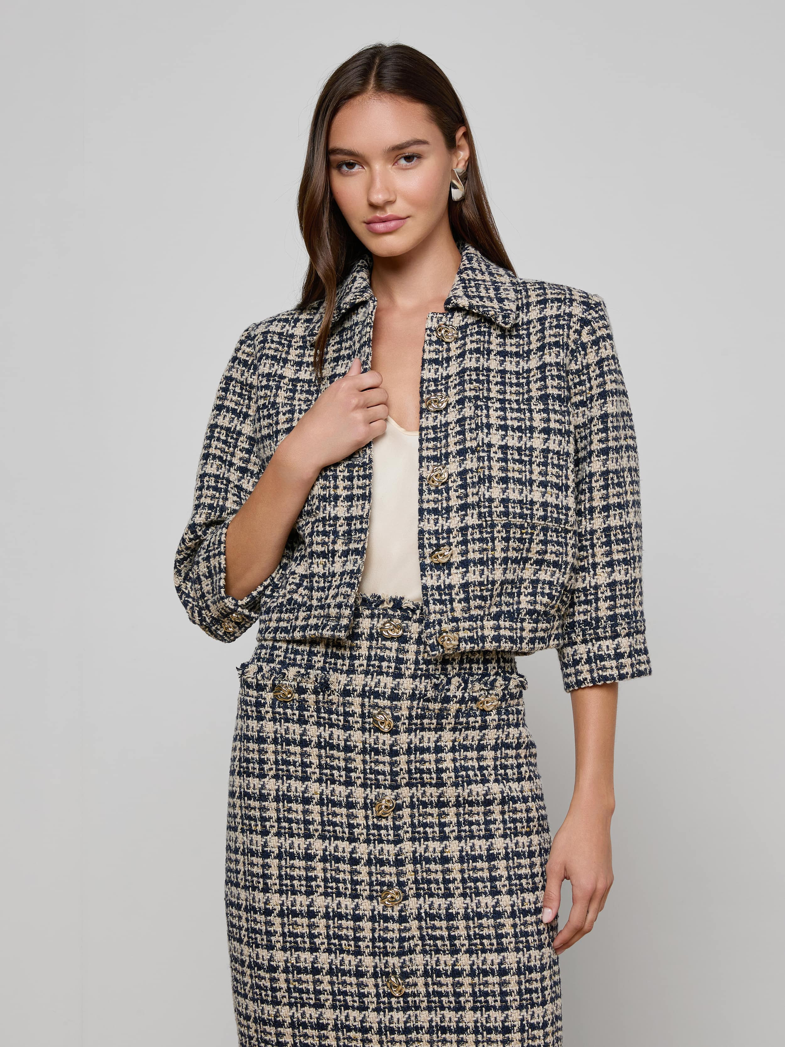 Jia Tweed Jacket - 2