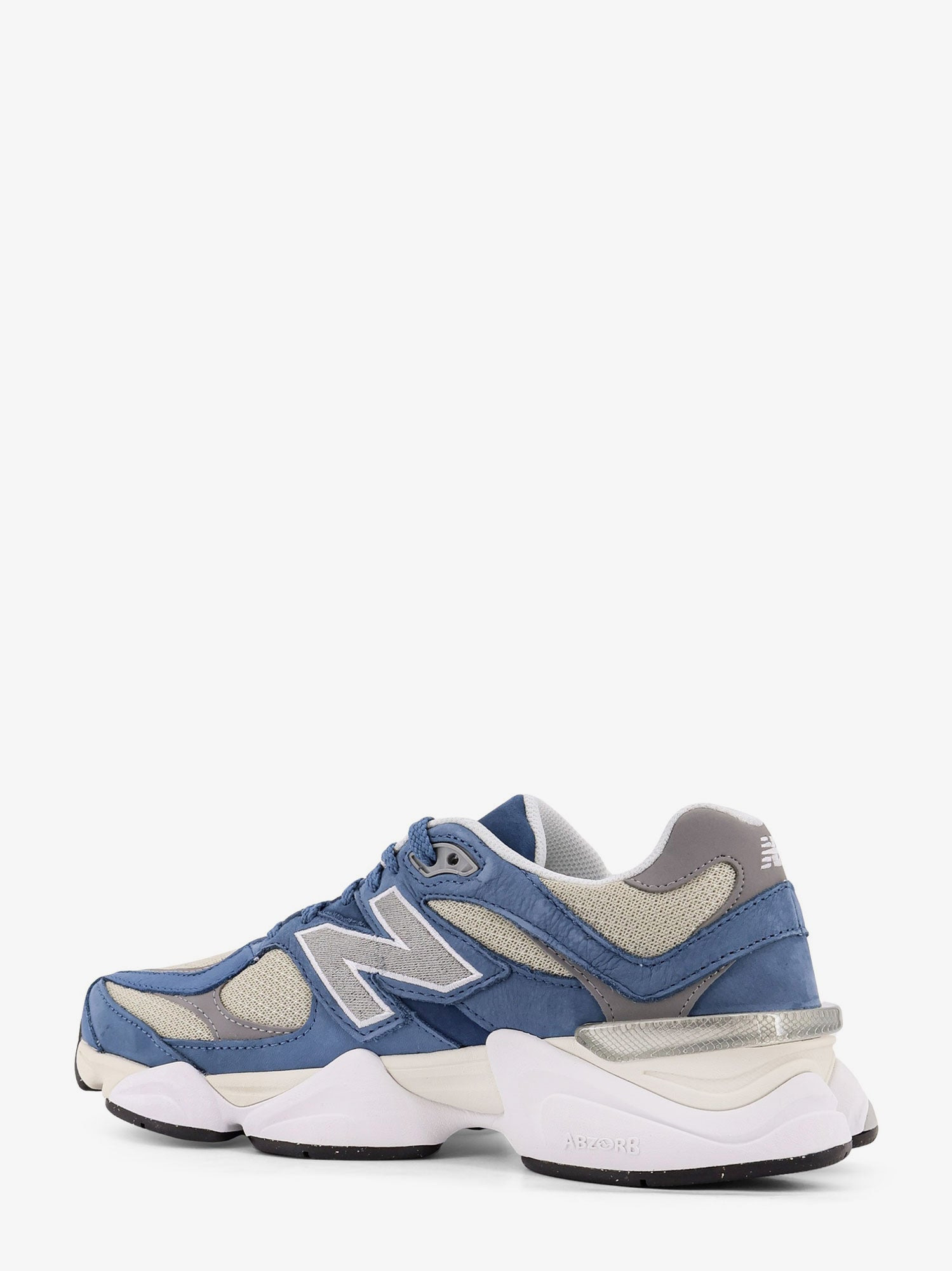 9060 MESH LOW-TOP SNEAKERS WITH SUEDE INSERTS - 3