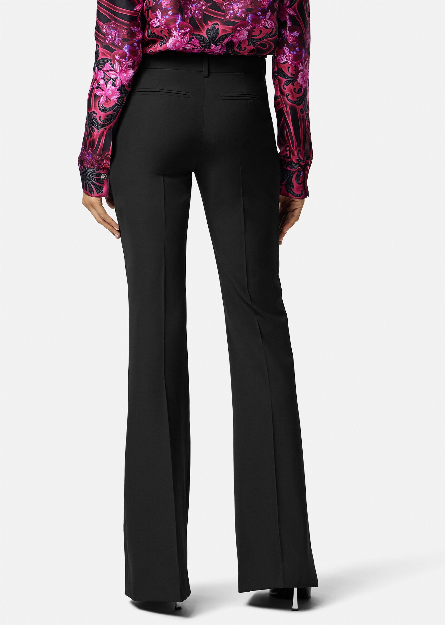 Versace Medusa #39;95 jacquard tailored trousers - Purple
