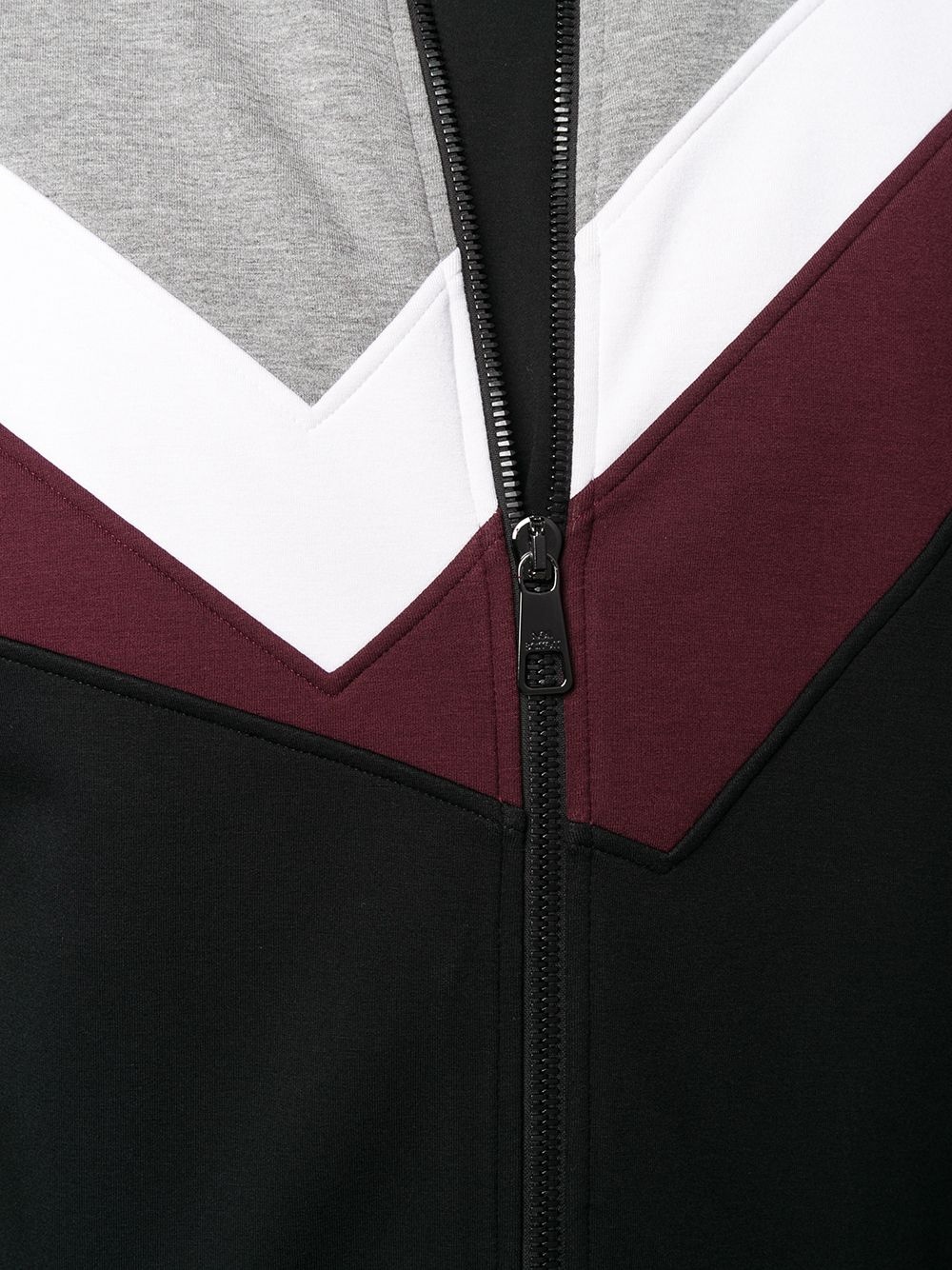 colour-block zip-up jumper - 5