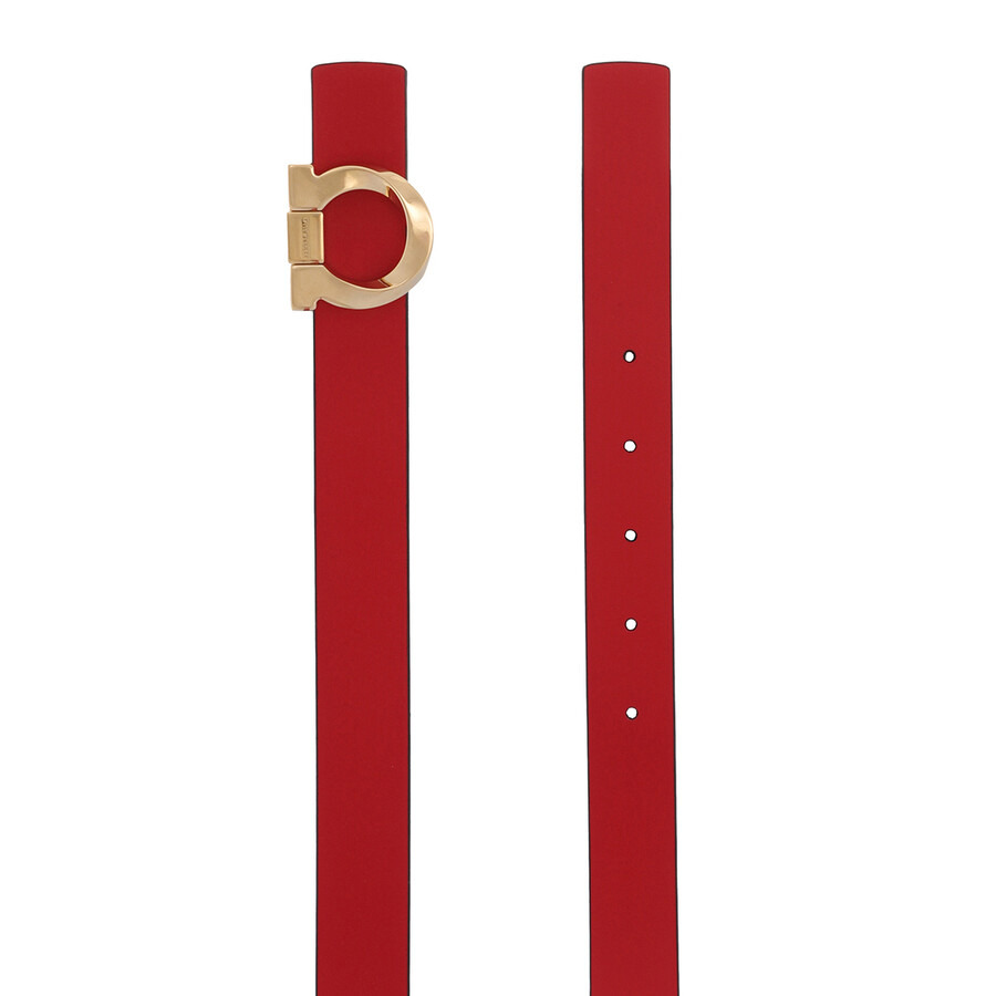 Ferragamo Gancini Reversible Leather Belt - 4