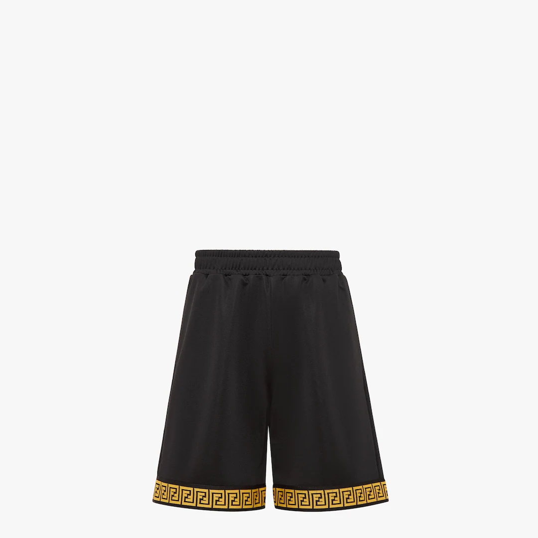 Fendace black jersey pants - 1