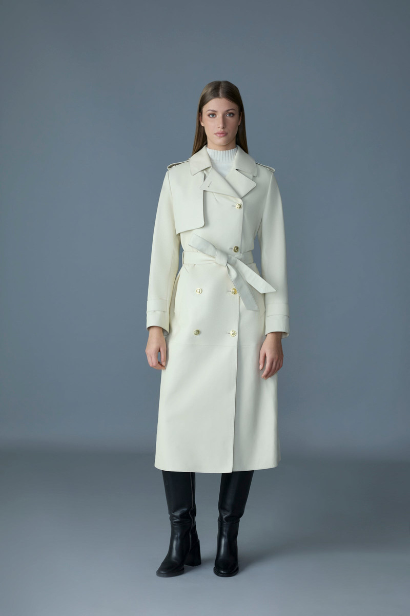 MACKAGE GAEL-V Maxi Leather Trench Coat outlook