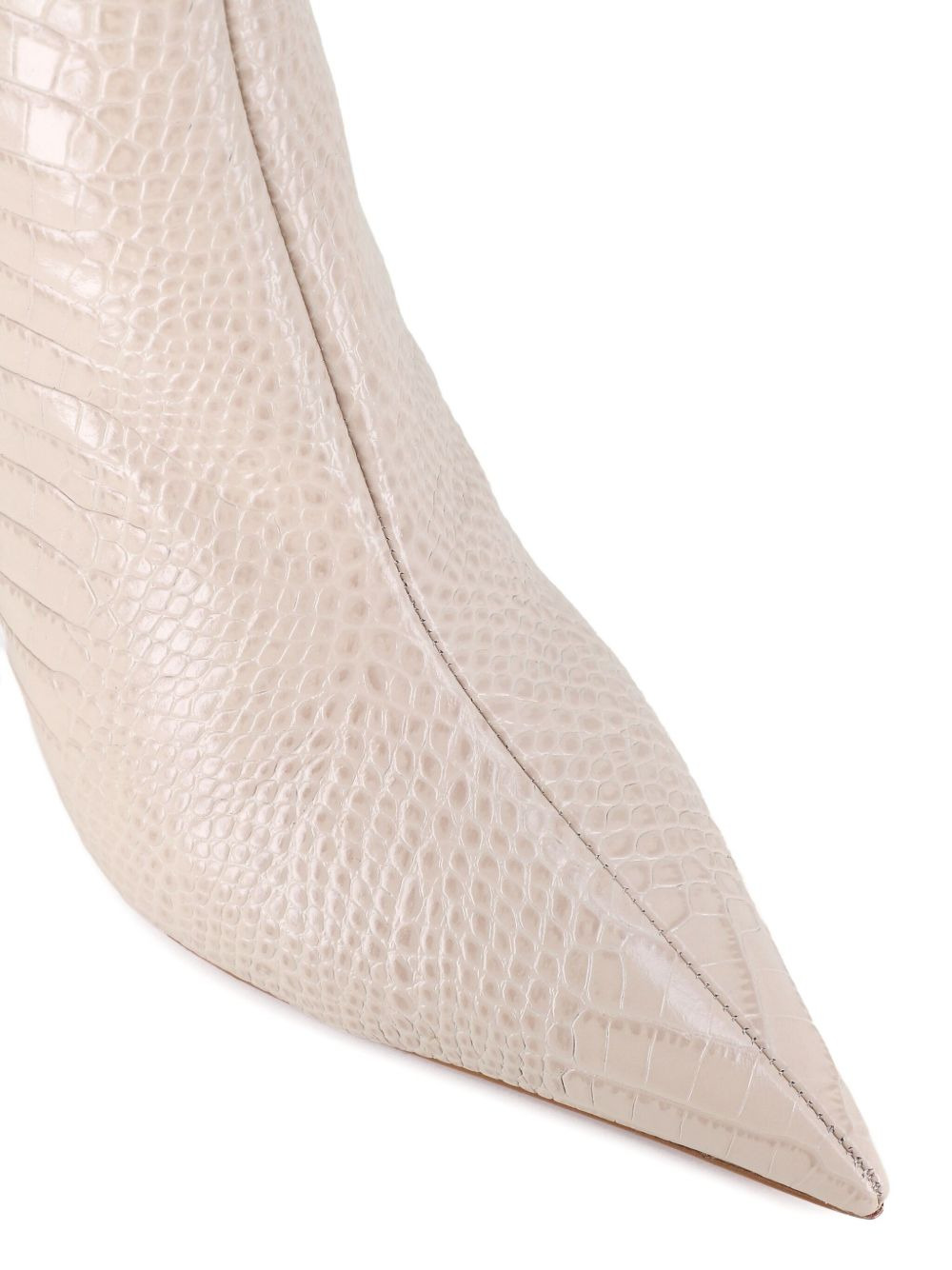 80mm Miss Z crocodile-effect boots - 3