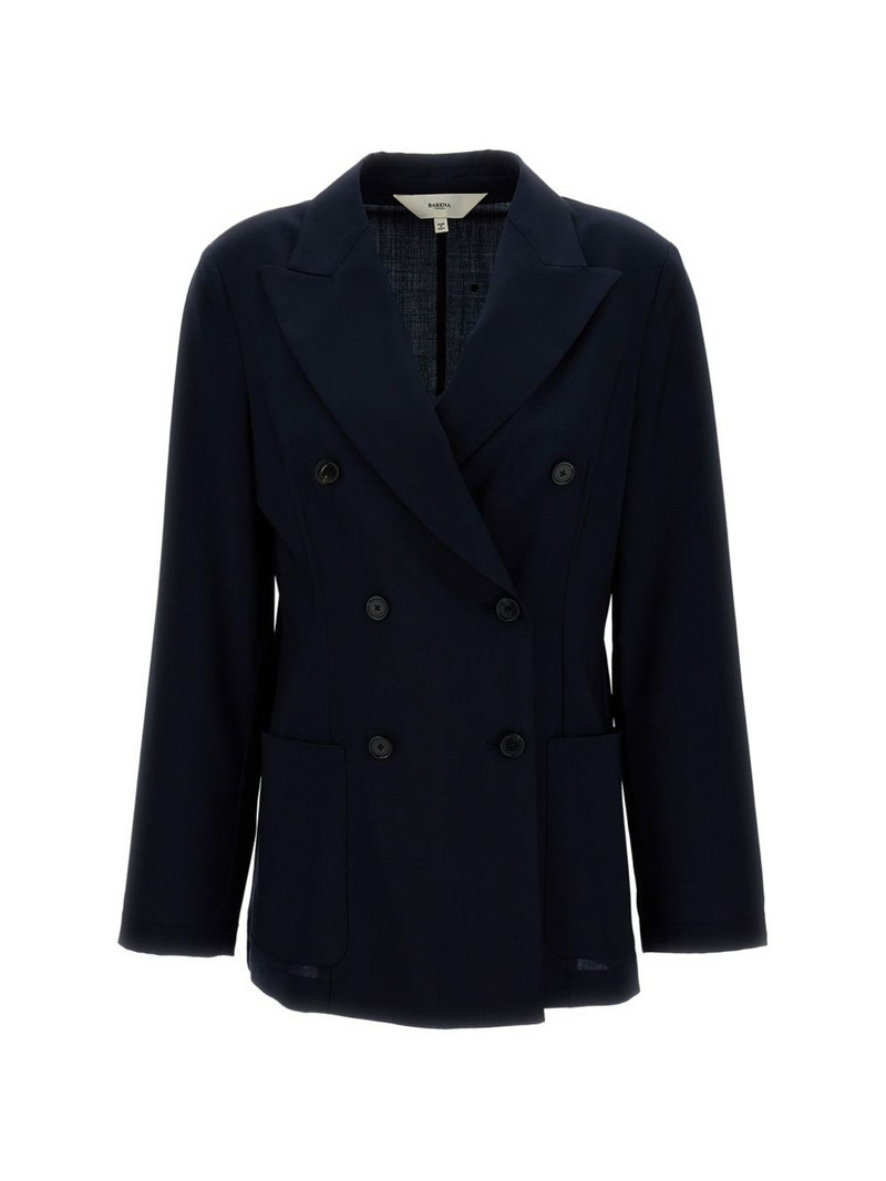 double-breasted patch-pocket blazer 1