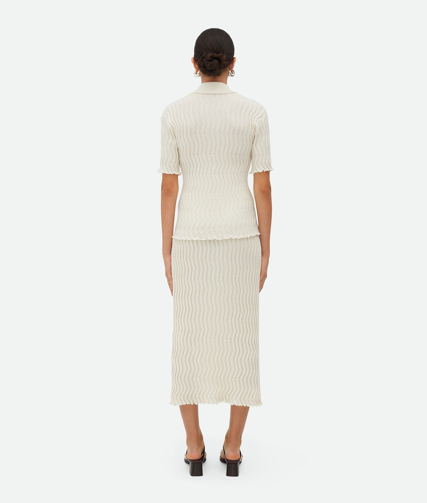 Ribbed Wool Skirt - 3