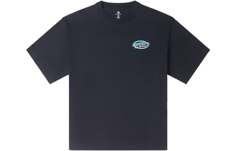 Converse Retro Sail Boat Graphic T-shirt 'Black' 10025441-A01 - 1