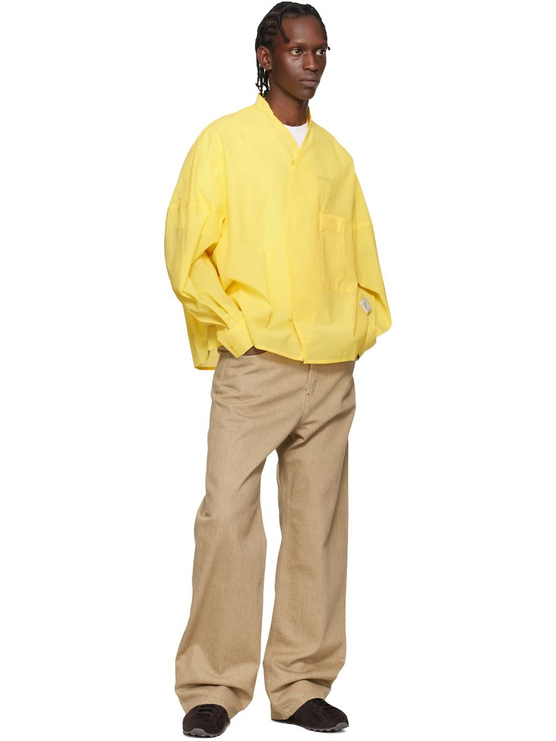 JACQUEMUS Yellow 'La Chemise Berlingot' Shirt outlook