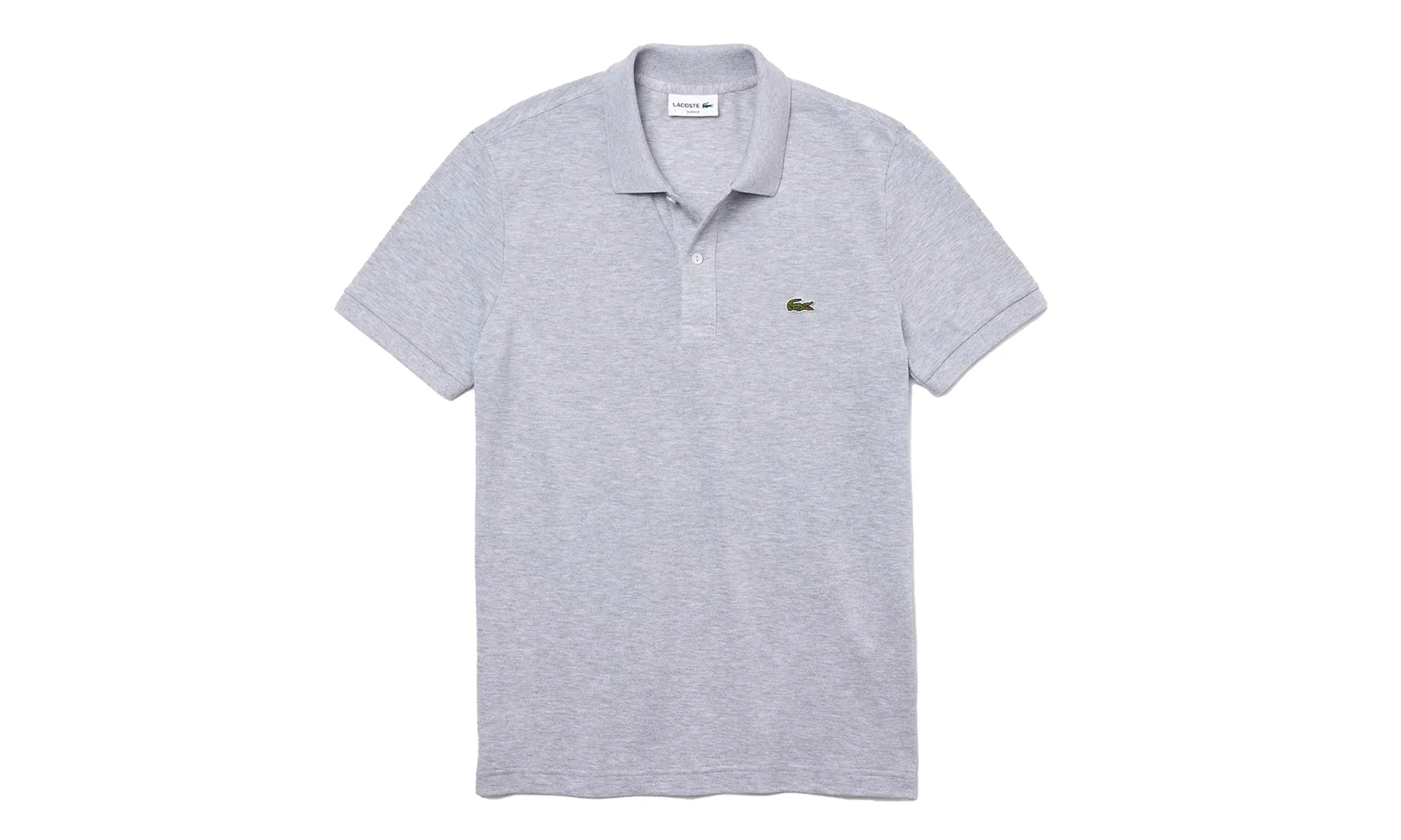 Slim Fit Petit Piqué Polo T-Shirt "Grey Chine" PH4012 CCA - 1
