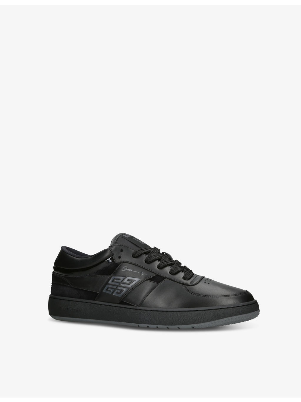 G Move leather low-top trainers - 3