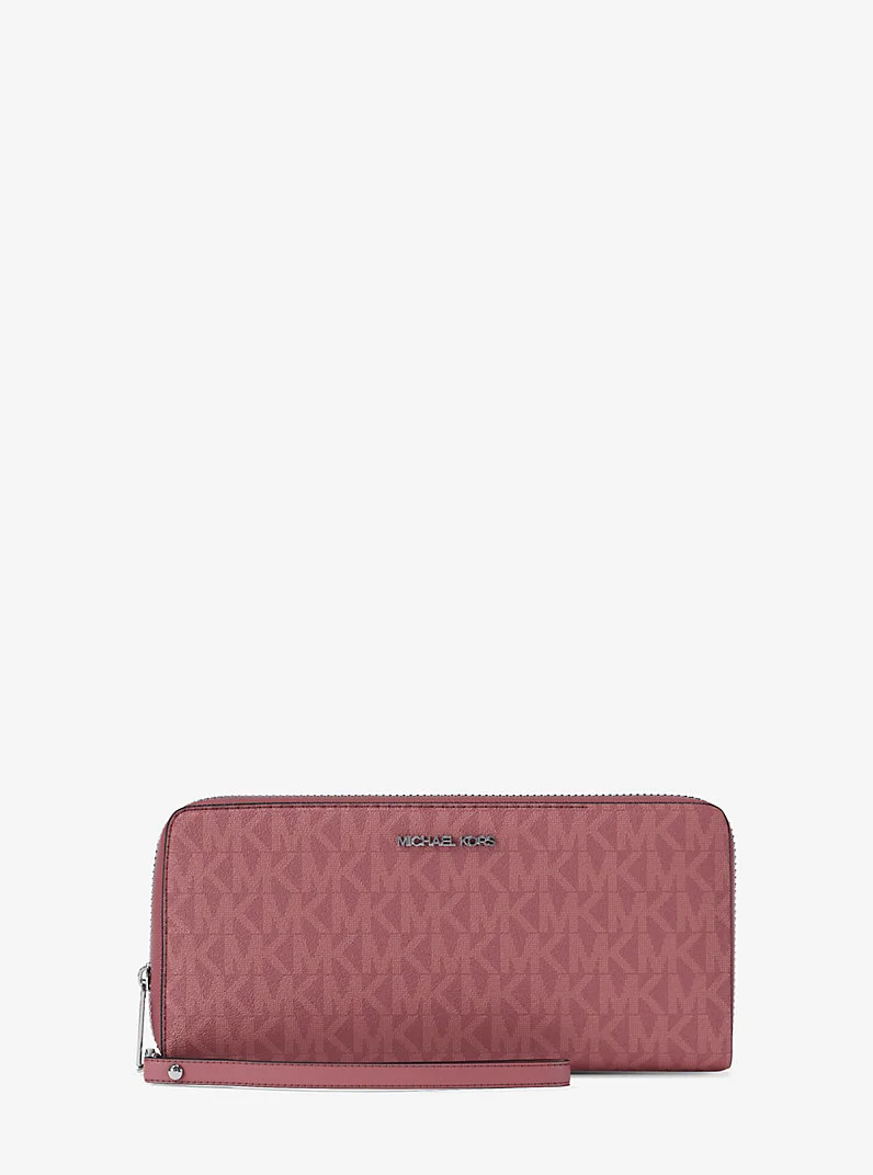 Large Logo Continental Wallet - 1