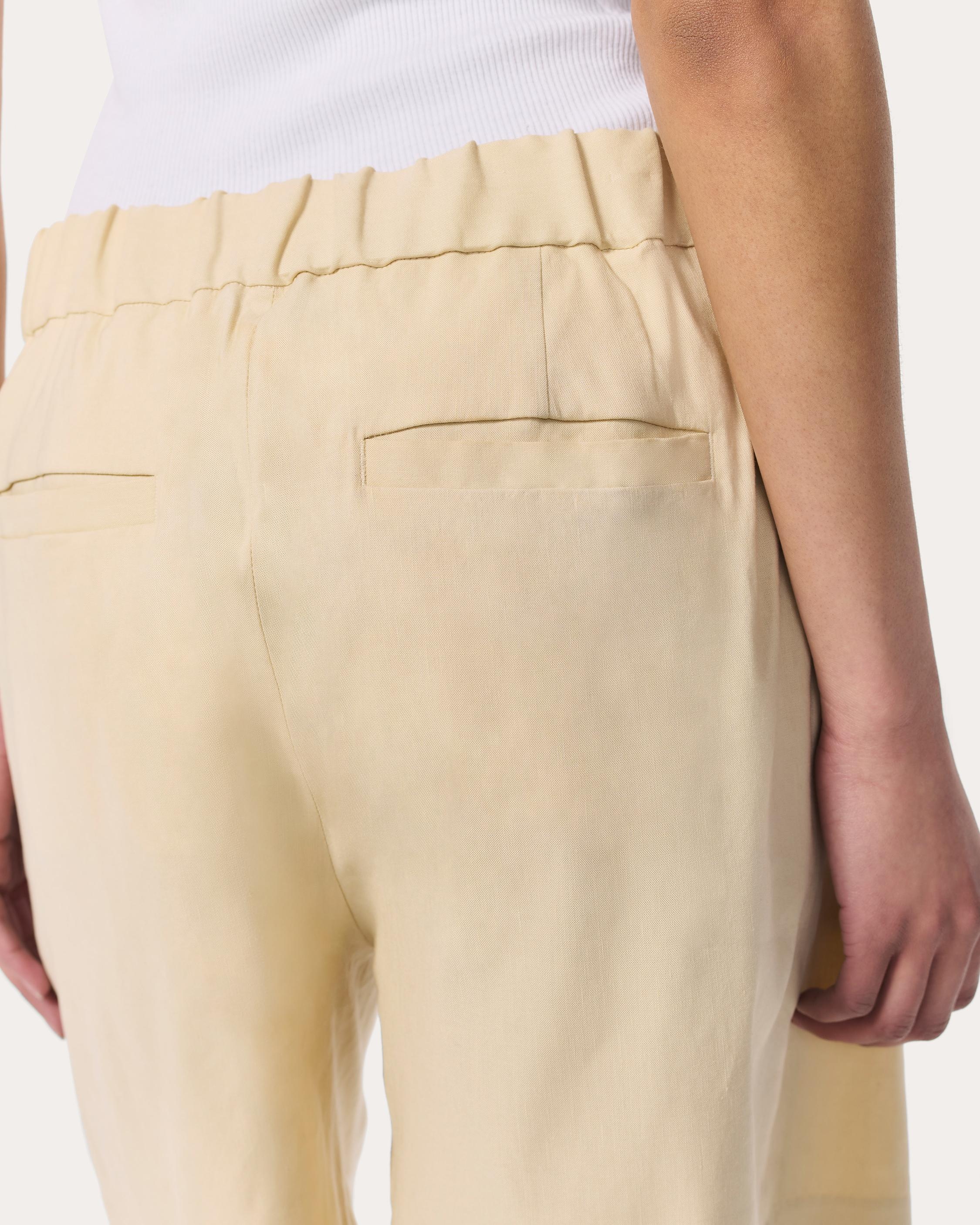 Leona Linen-Blend Shorts - 5