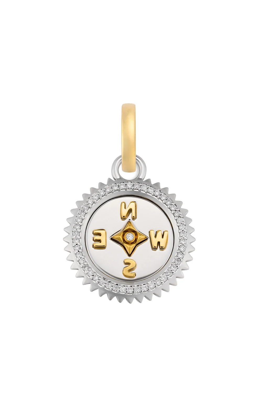 Diamond Baby Internal Compass Medallion - 1