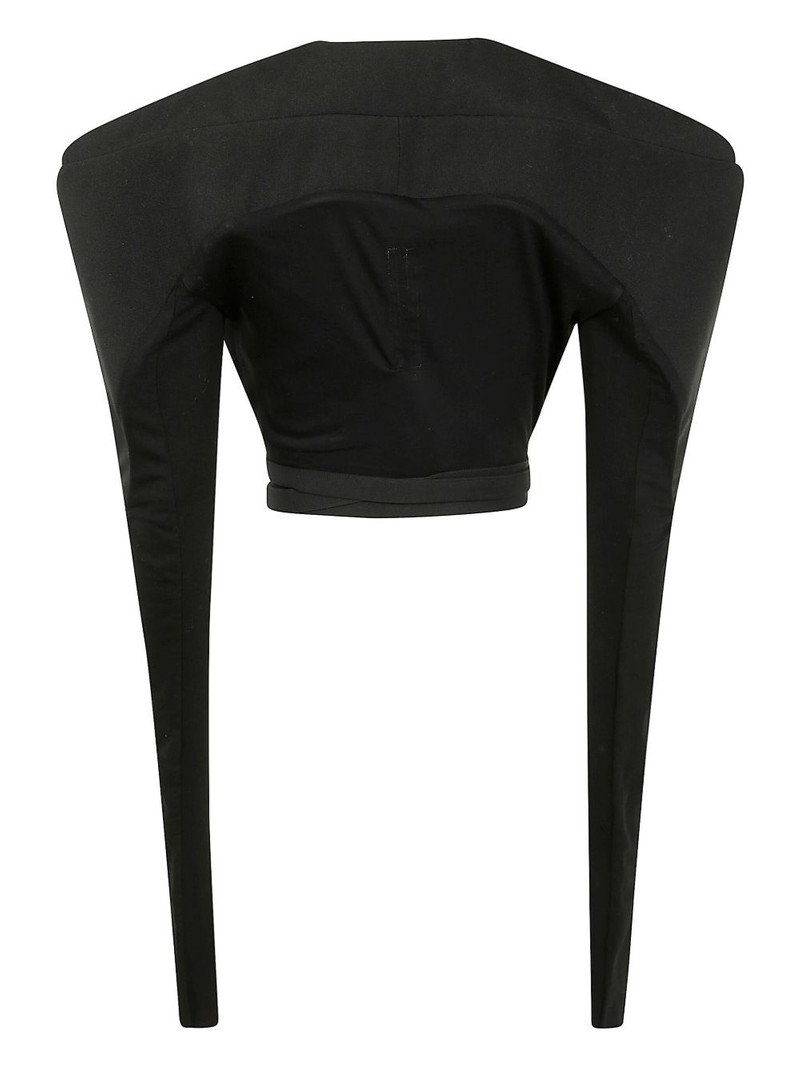 Rick Owens long-sleeved crop top outlook