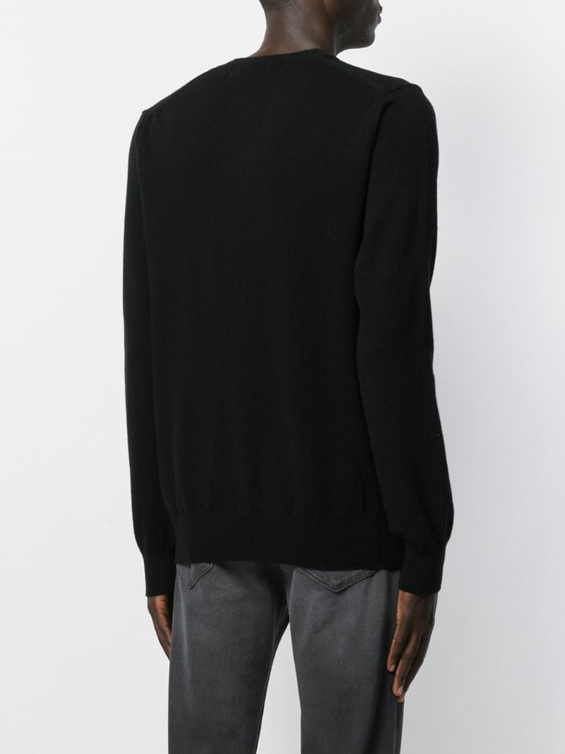 logo embroidered jumper - 7