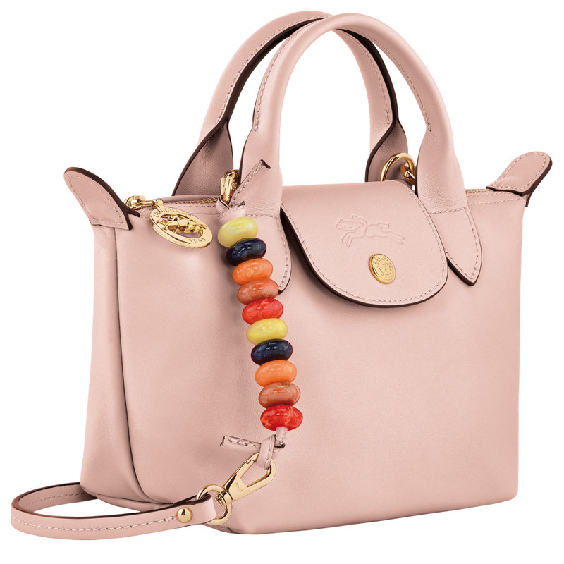 Le Pliage Xtra XS Handbag Nude - Leather 3