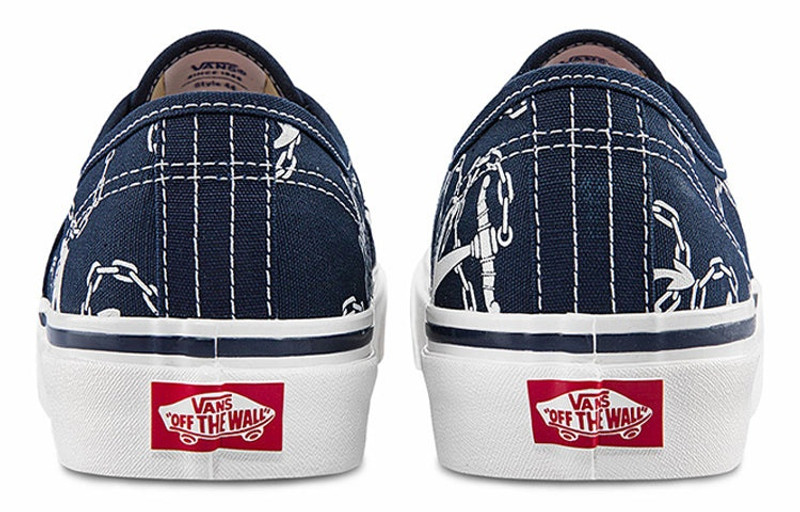 Vans Vans Authentic 44 Deck DX Casual Skateboarding Shoes Unisex Navy Blue VN0A5JMQNVY outlook