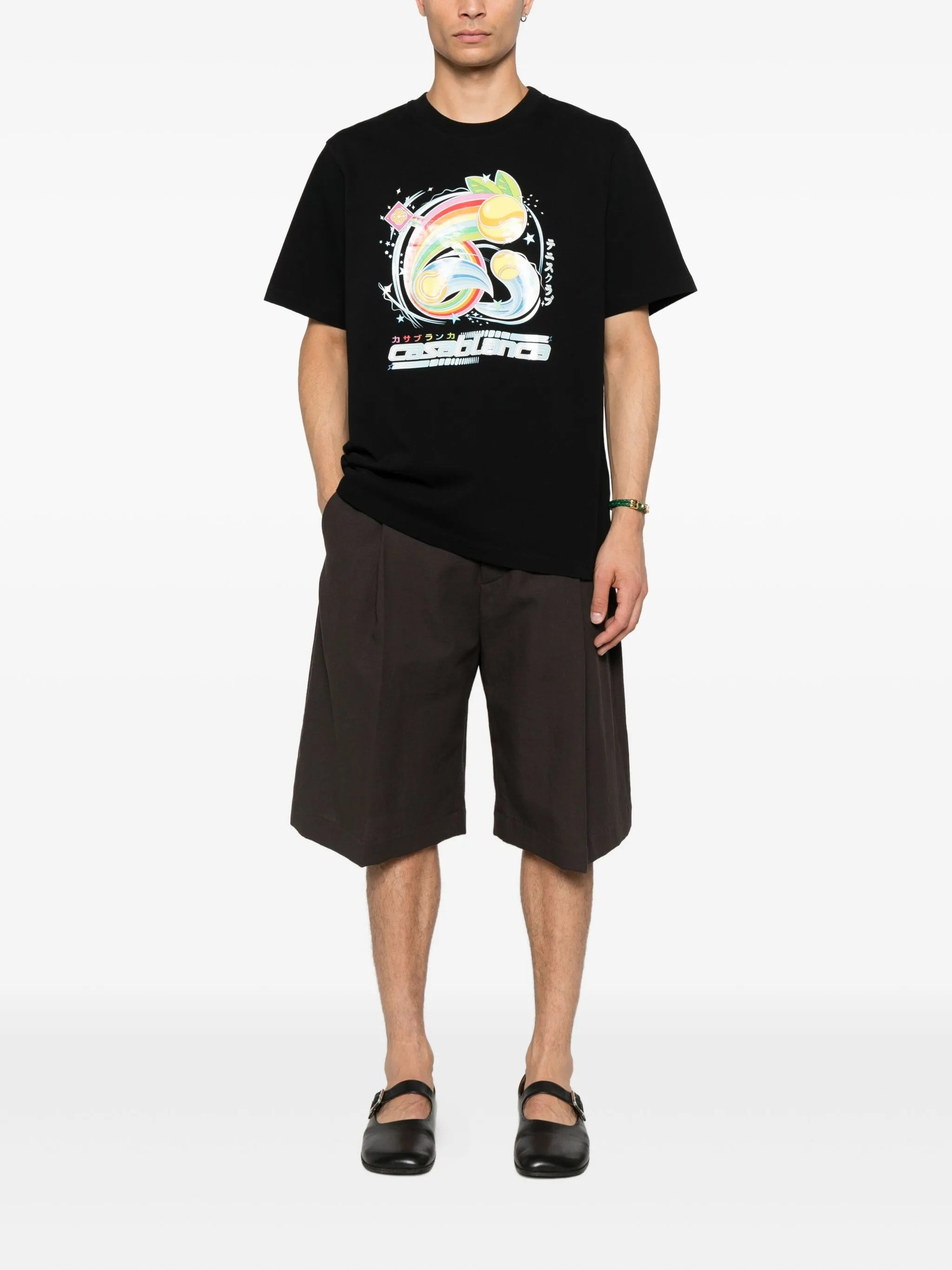 Casablanca Rainbow-print T-shirt - 2