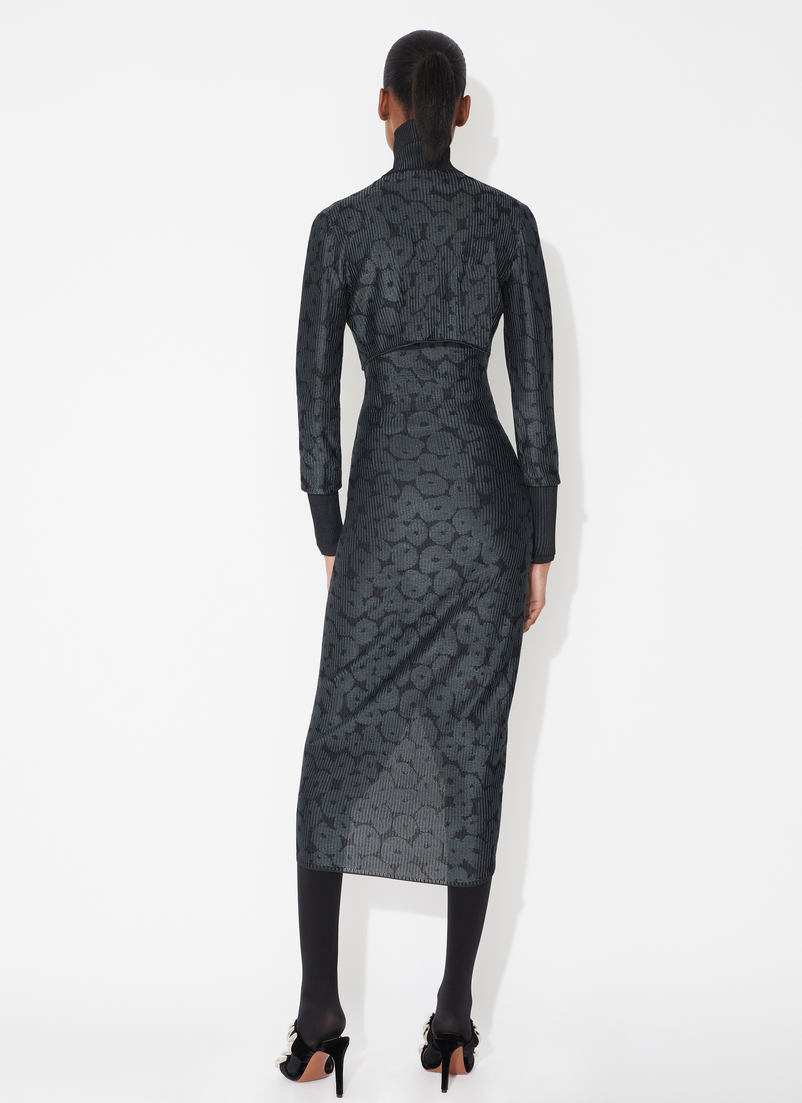 JACQUARD CRINOLINE CARDIGAN - 3