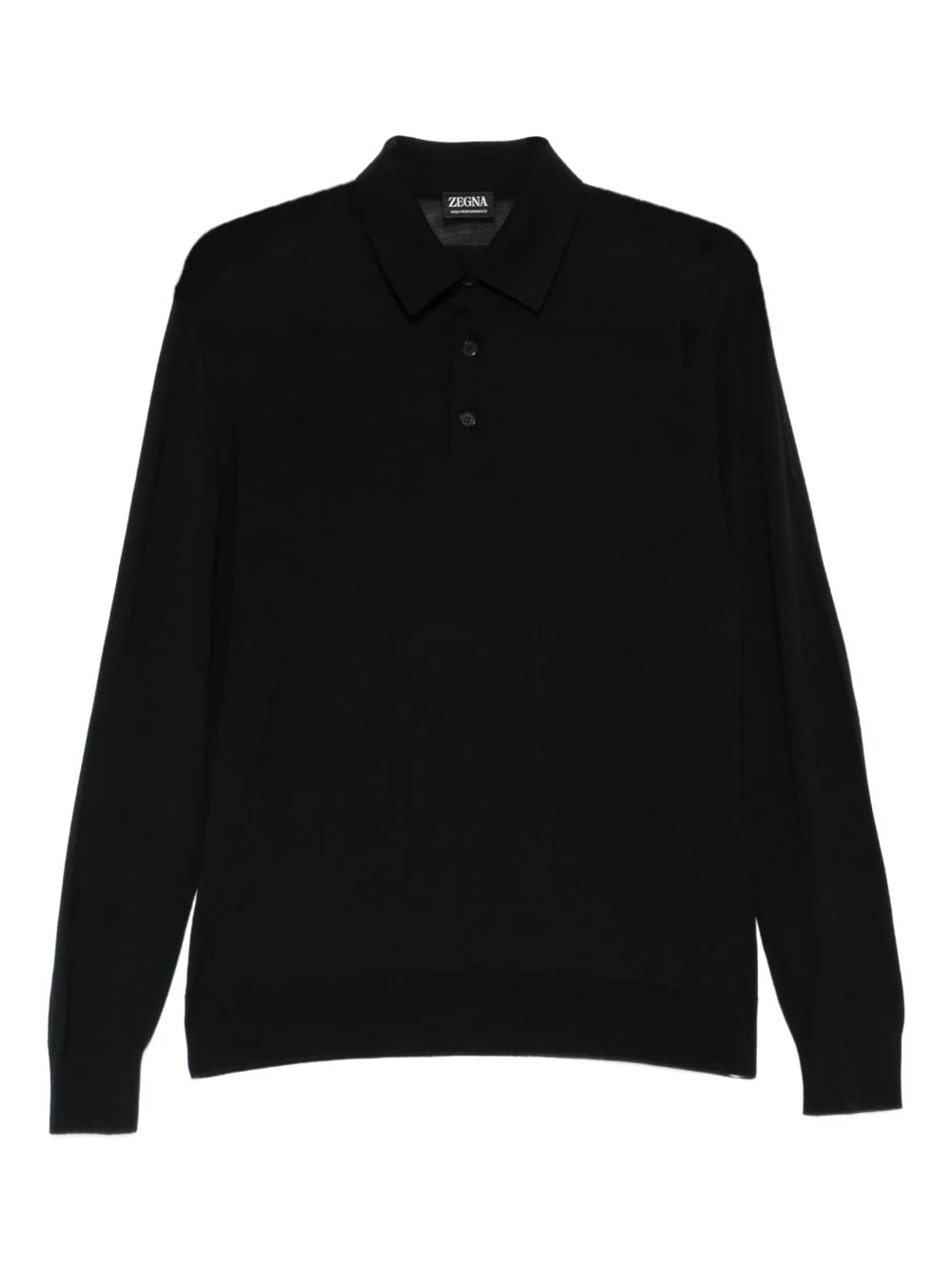 long sleeve polo shirt - 1