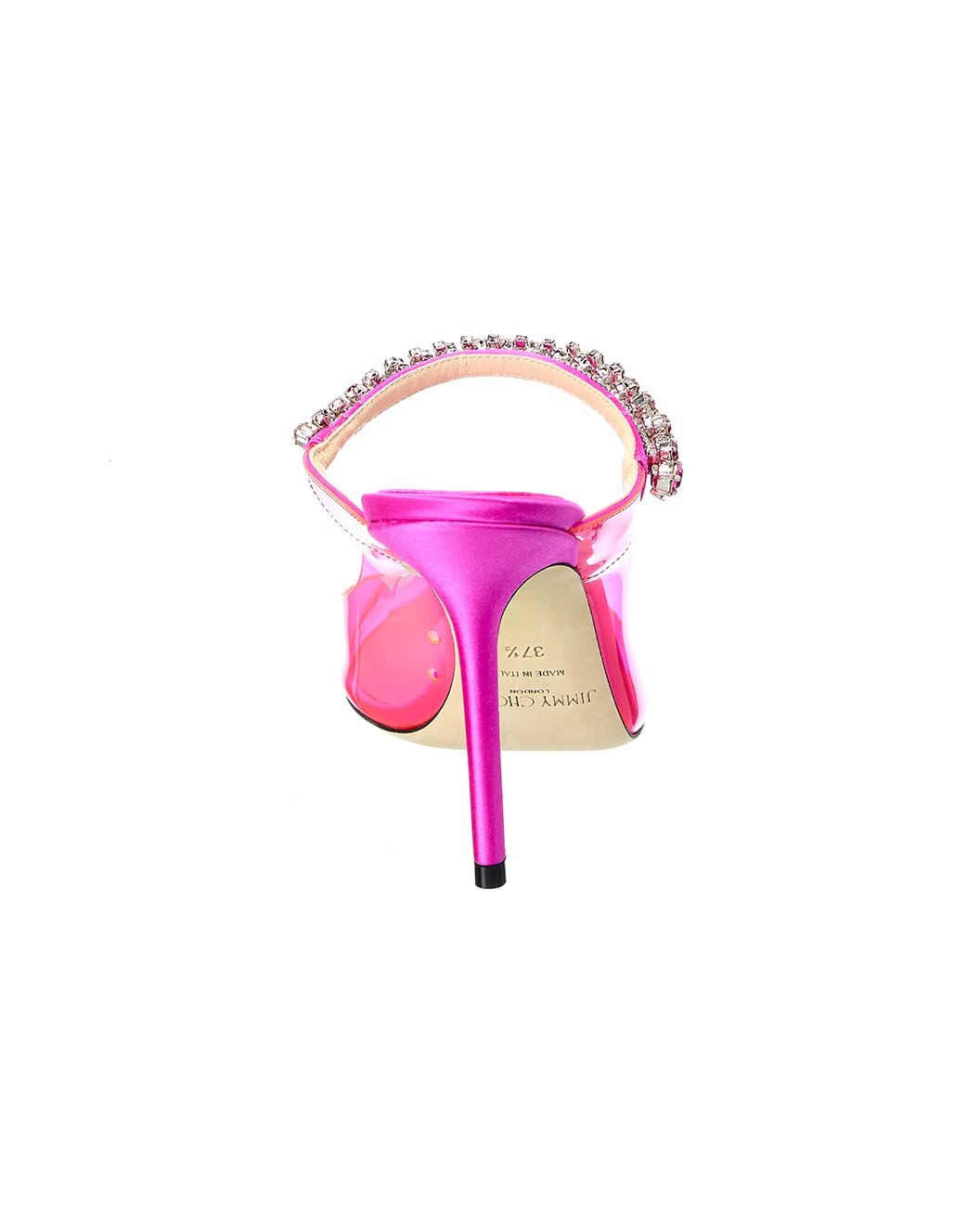 Jimmy Choo Bing 100 Plexi & Satin Pump - 3