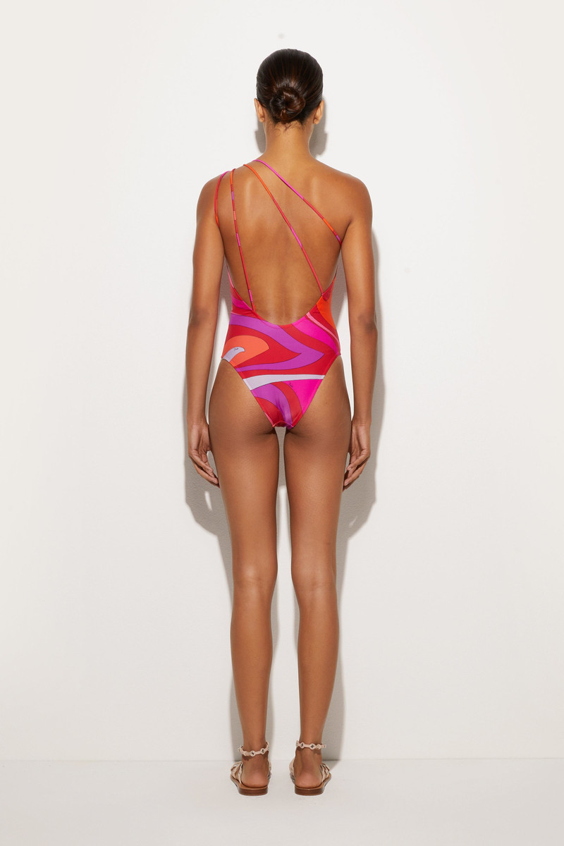 MARMO PRINT ASYMMETRICAL SWIMSUIT 4