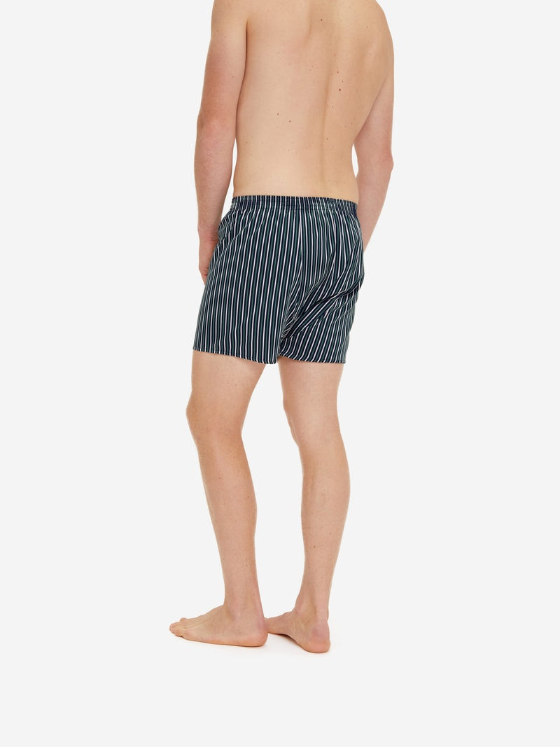 Men's Classic Fit Boxers Wellington 53 Cotton Satin Multi 6