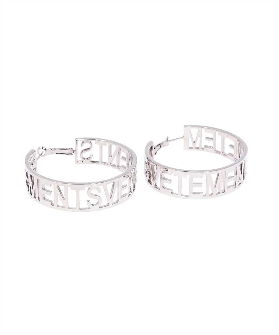 LOGO HOOP EARRINGS - 1
