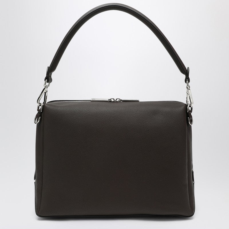 Fendi Dark Brown Leather Fendi Lui Large Bag Men - 2