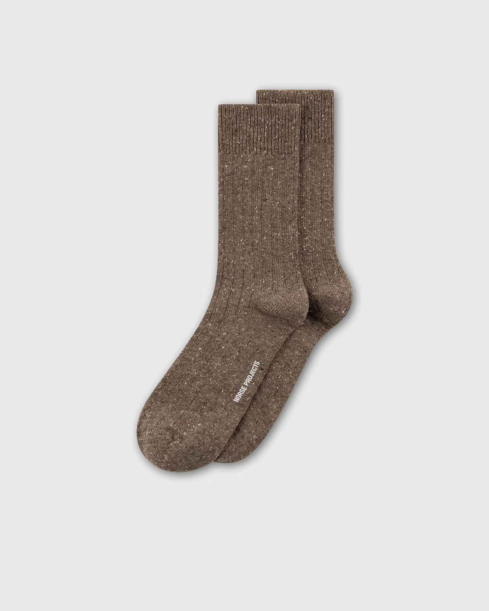 Bykle Neps Wool Rib Sock - 1