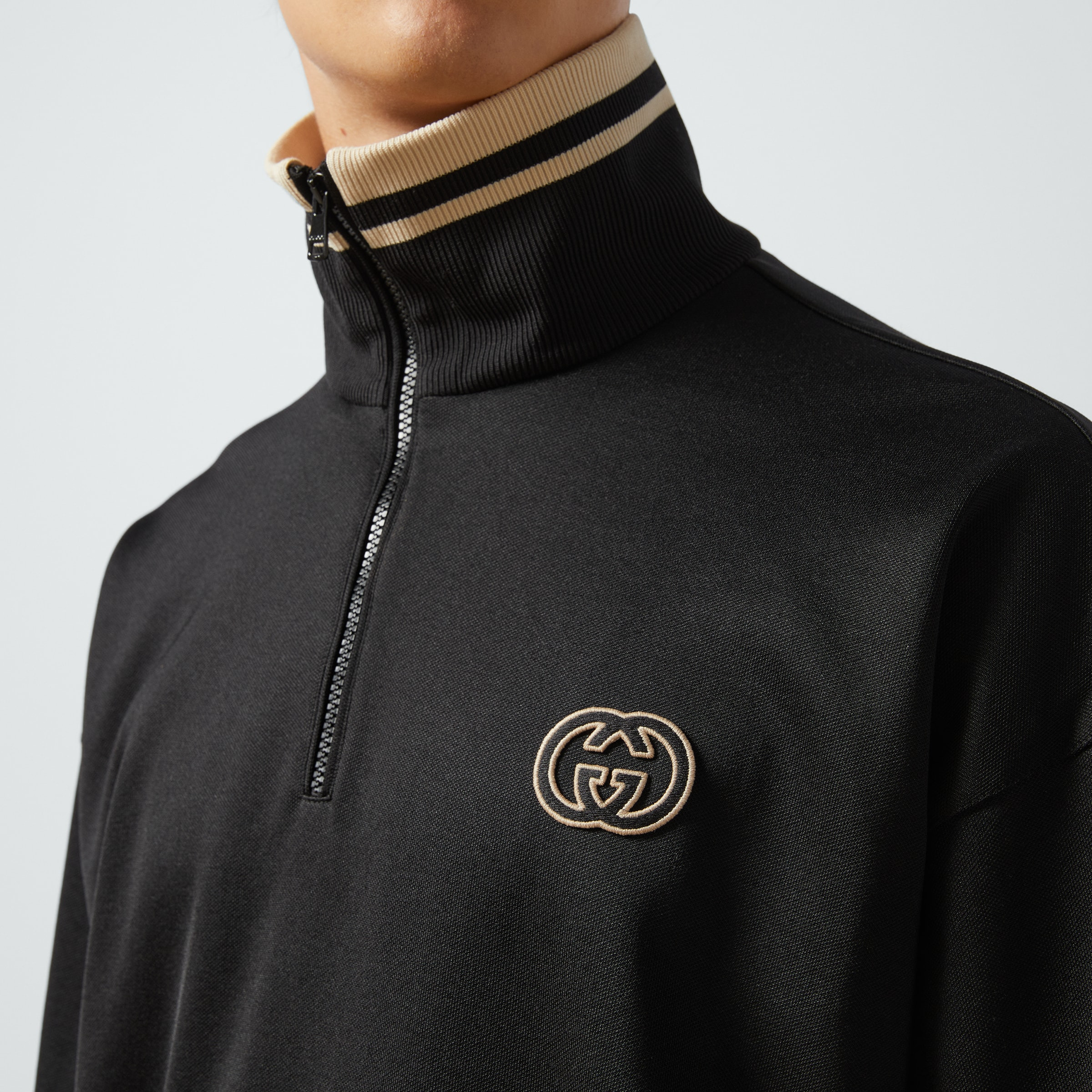 Technical jersey half zip jacket - 3