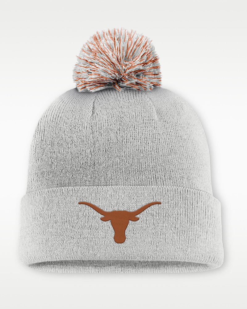 Texas Primetime Campus Toned Men's Nike College Cuffed Pom Beanie 1