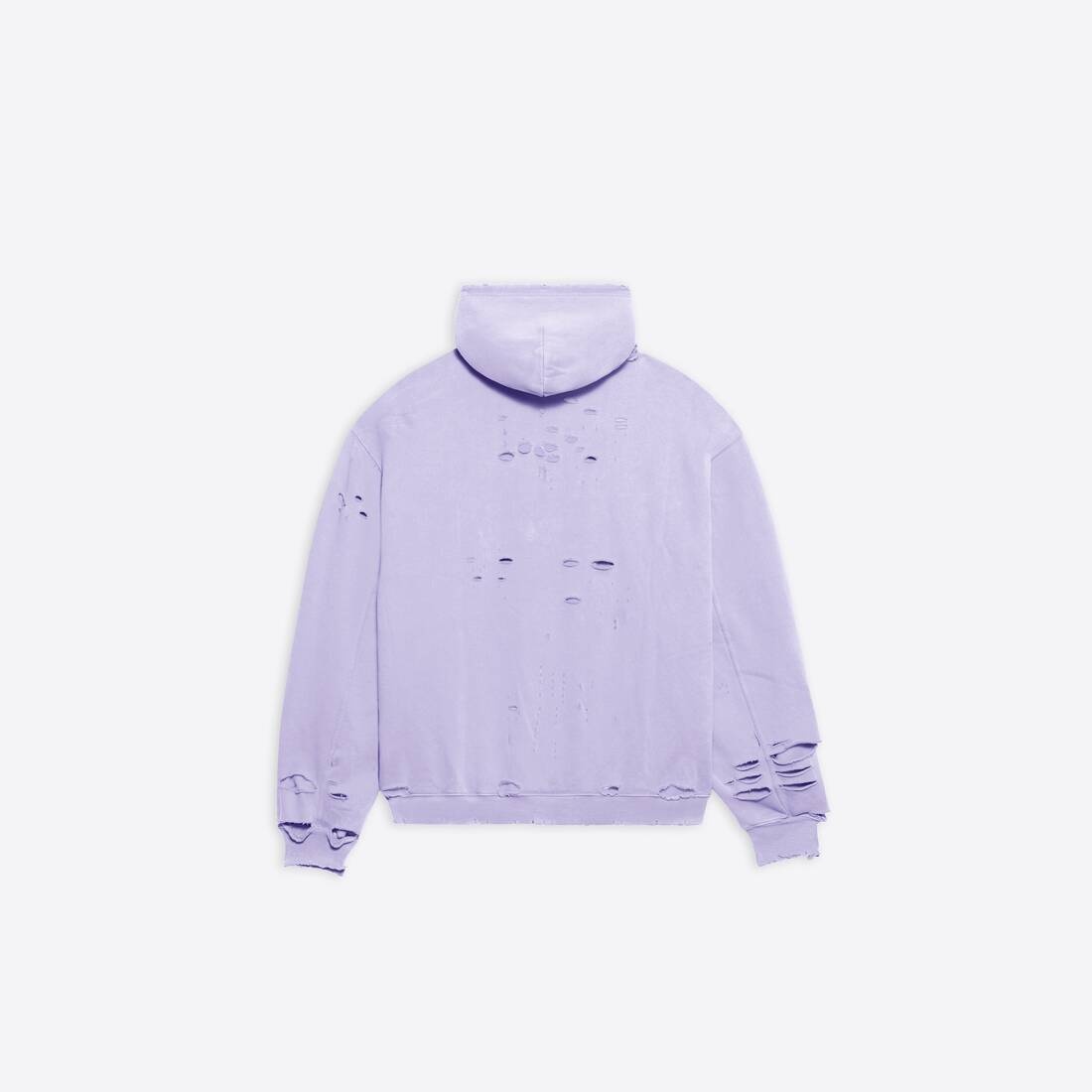 Destroyed Hoodie in Purple - 2