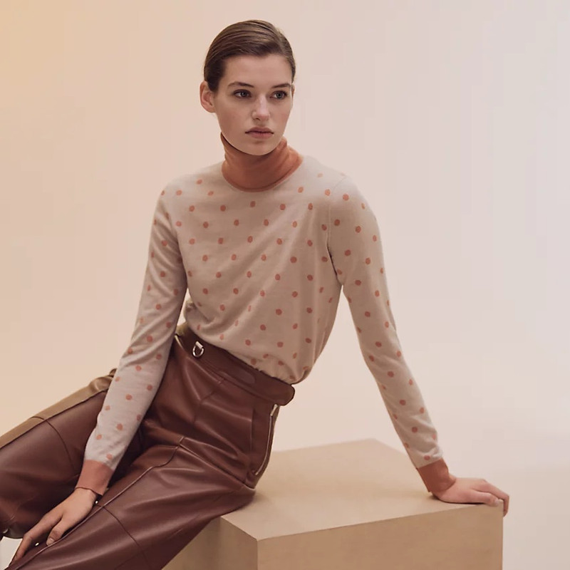 Hermès High collar sweater outlook