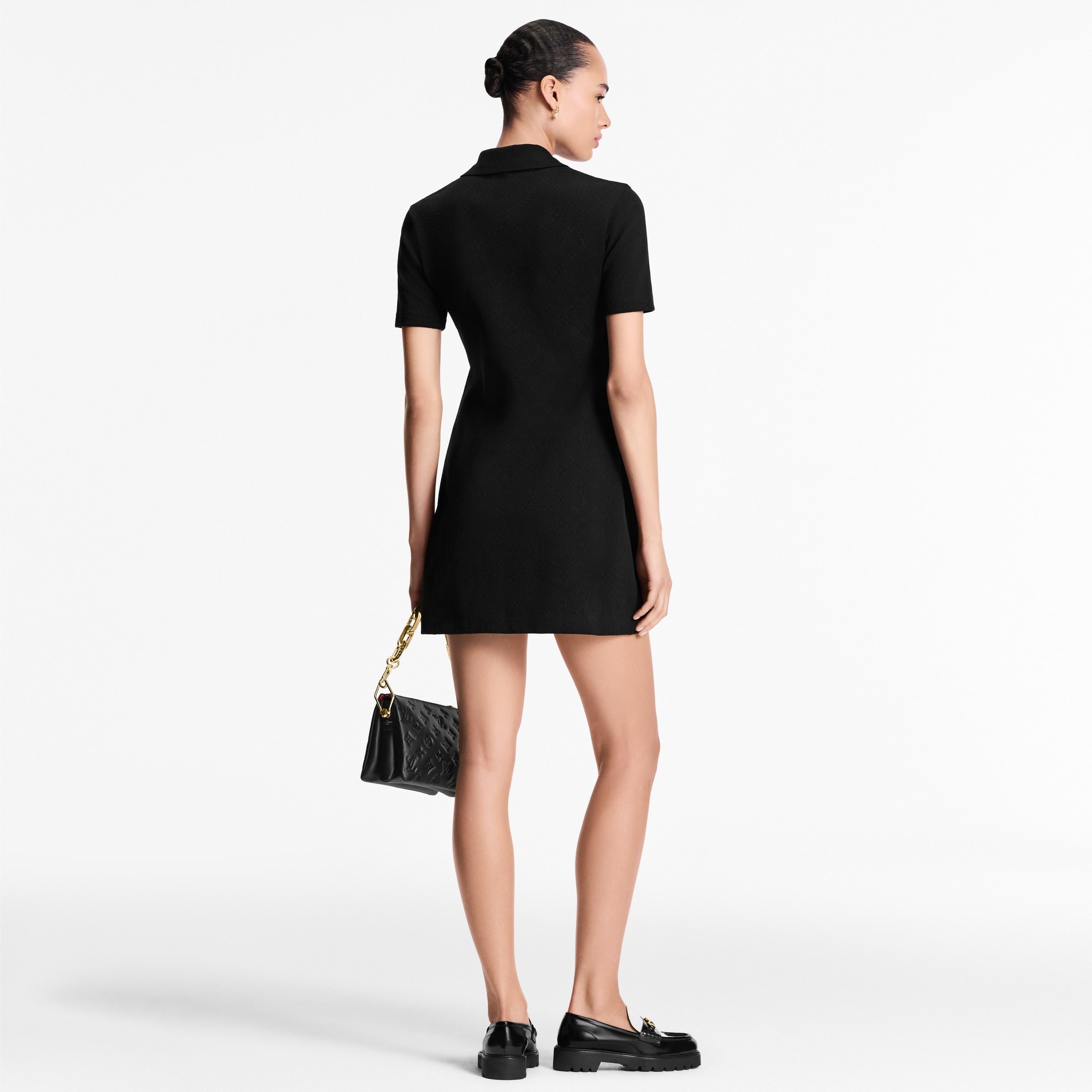 Monogram Piqué Polo Dress - 3