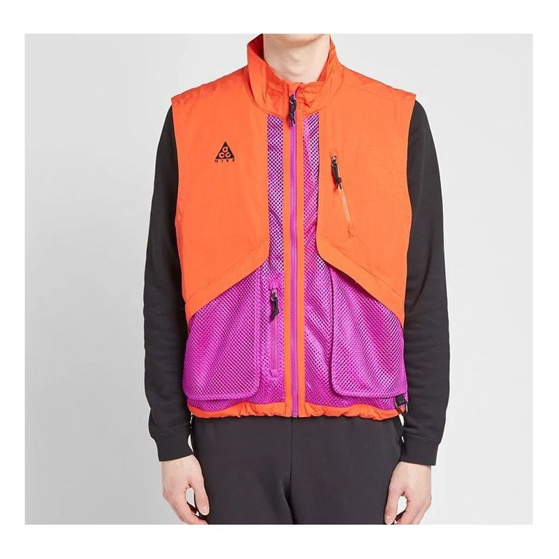 Nike ACG Outdoor Functional Multiple Pockets Vest Red Orange BQ3619-634 - 1