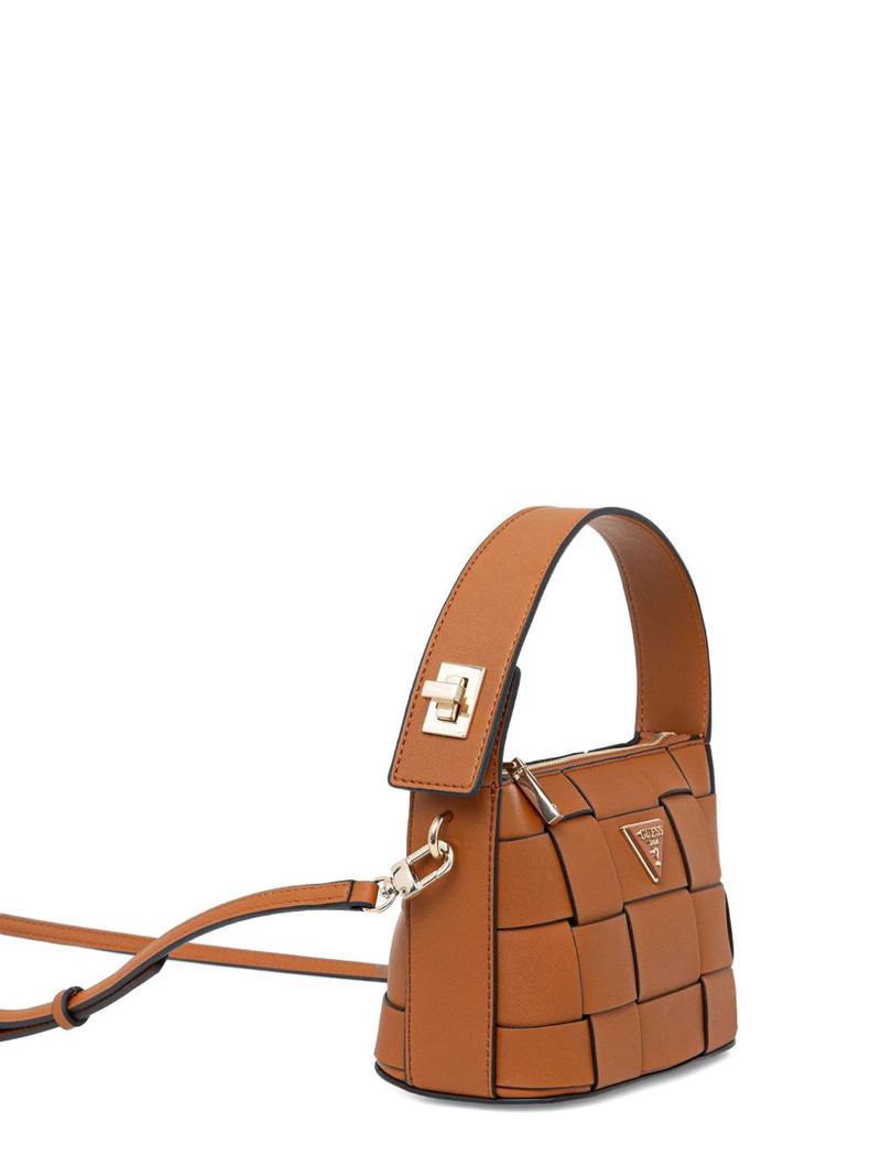 GUESS USA mini Maylee woven tote bag outlook