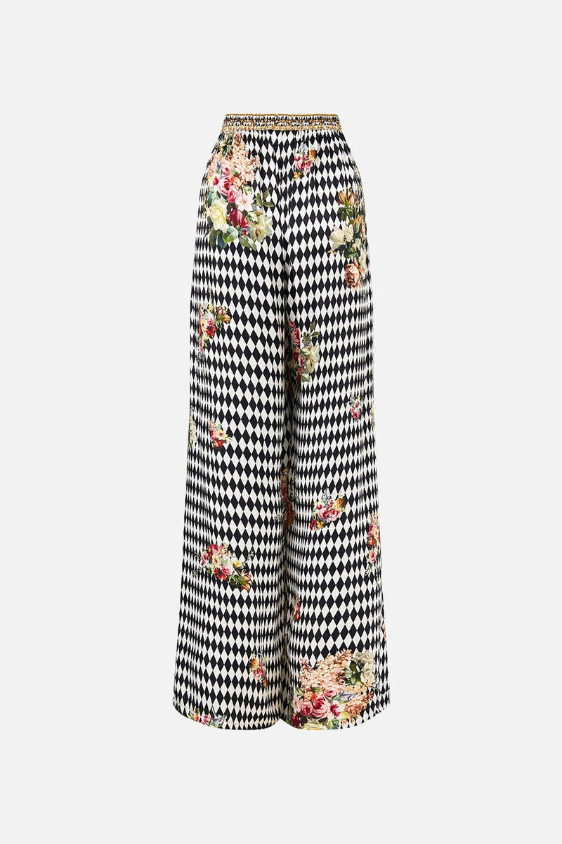 WIDE LEG TROUSER WITH FRONT POCKETS 7