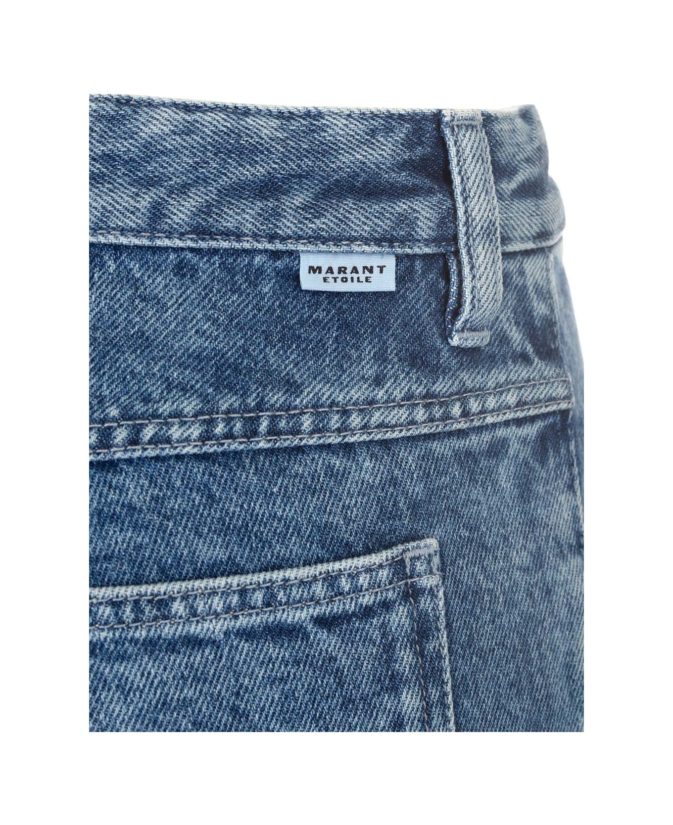 Blue Cotton Sulanoa Jeans - 3