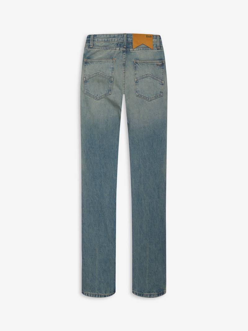 Rhude INDIGO CLASSIC FIT DENIM outlook