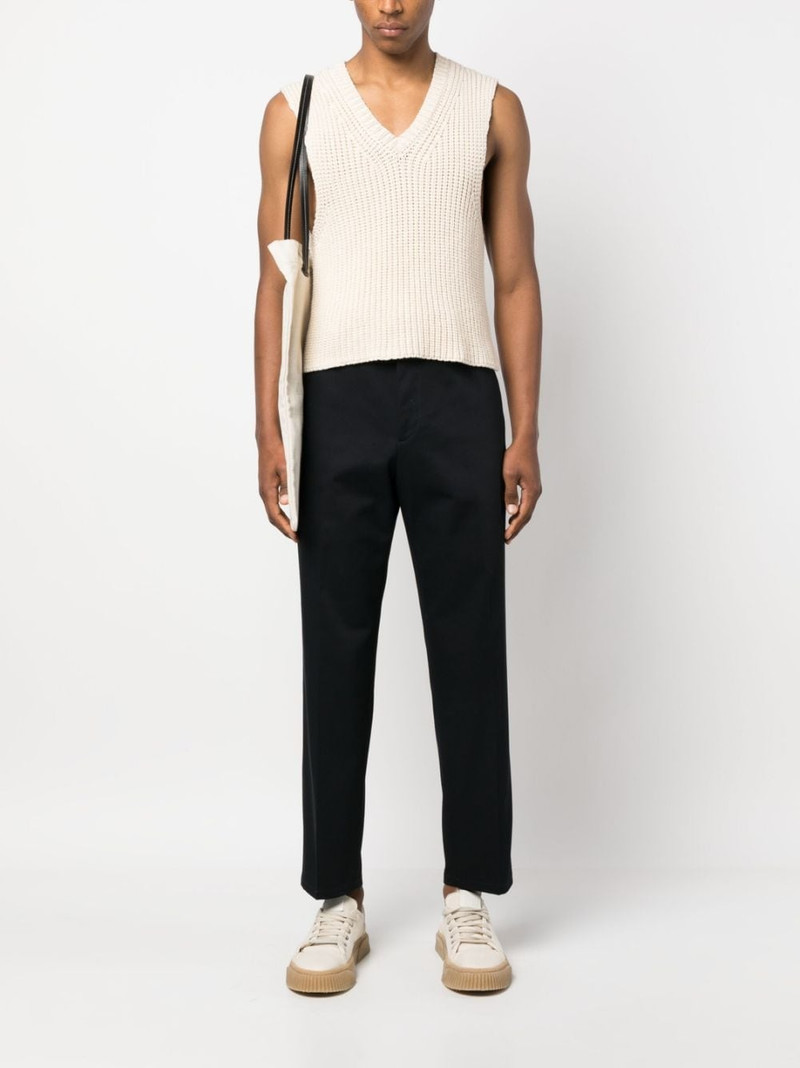 Jil Sander straight-leg cotton trousers outlook