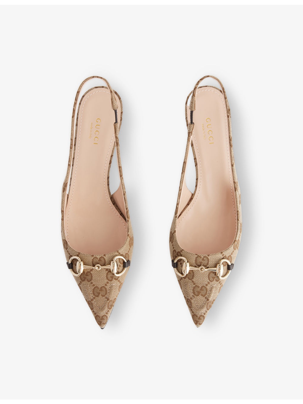 Erin GG 45 Slingback Canvas Pumps - 3